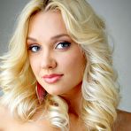 Second pic of Classy Nude Blonde Model Shows Pink