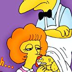 Second pic of Marge Simpson pleasures messy Homer after got filled \\ Cartoon Valley \\