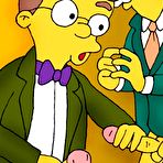 Fourth pic of Marge Simpson pleasures messy Homer after got filled \\ Cartoon Valley \\