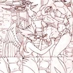 Third pic of Gorgeous Catwoman getting double penetrated by cock \\ Online Super Heroes \\