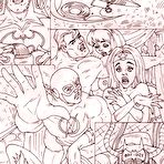 Fourth pic of Gorgeous Catwoman getting double penetrated by cock \\ Online Super Heroes \\