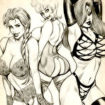 First pic of Virgin Lara Croft in her school uniform deepthroating \\ I Draw Porn \\