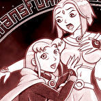 First pic of Starfire with plump nipples gets penetrated real hard \\ Online Super Heroes \\