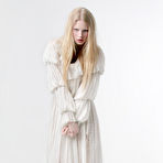 First pic of Emilia Nilsson shows her small tits and pussy