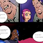 Second pic of Dirty Arella in glasses riding beestBoy and coming \\ Comics Toons \\