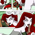 Third pic of Sexy Poison Ivy strips naked and takes creamy sperm \\ Online Super Heroes \\