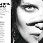 Second pic of Laetitia Casta sexy and naked b-&-w pics