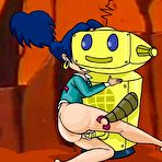 Third pic of Betty strips to show off her cunt and pleasures dick \\ Cartoon Porn \\