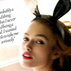 Second pic of Keira Knightley sexy posing scans from mags