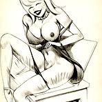 First pic of Ms. Buxley filled in ass and gets mouthful of jizz  \\ I Draw Porn \\