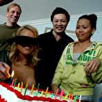 First pic of PornPros Net Work :Naughty  blonde milf getting cumshot right in the eye