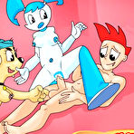 Fourth pic of Jenny swallows Brad untill gets her tits penetrated \\ Comics Toons \\