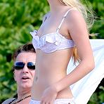 Third pic of Ava Sambora in bikini on a beach