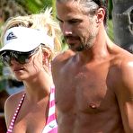 Fourth pic of Britney Spears caught in bikini on the beach in Maui