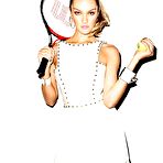 Second pic of Candice Swanepoel posing sexy and topless