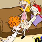 First pic of Nazz getting railed by cruel Eddy against the window \\ Cartoon Porn \\