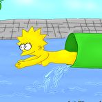 Second pic of Lisa Simpson nude posing - VipFamousToons.com