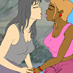 First pic of Titty Hentai Lesbian getting a lesson and getting off \\ Cartoon Valley \\