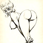 Second pic of Luckless Little Annie Fanny deepthroating till filled \\ I Draw Porn \\