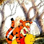 Third pic of Virgin Kanga gets spyed on and pleasures Winnie Pooh \\ Cartoon Valley \\