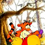 Fourth pic of Virgin Kanga gets spyed on and pleasures Winnie Pooh \\ Cartoon Valley \\