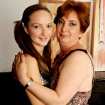 First pic of Horny hot babe doing her mature lesbian lover