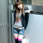 Fourth pic of Hayase - Adorable Asian teen in short shorts