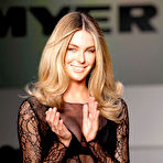 Fourth pic of Jennifer Hawkins sexy Myer Spring Summer runway shots