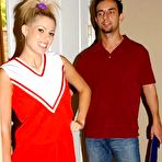 Fourth pic of Cheerleader Auditions - Blonde Cheergirl Fucked Like A Slut