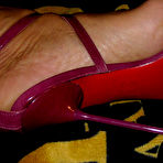 Third pic of LegsWorld.de - Lady Barbara in foot fetish action