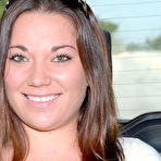 First pic of Back Seat Bangers - Tiny Tits Brunette Riding on the Backseat