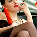 First pic of LadiesFuckGents :: Laura&Harry lady destroys anal virgin