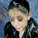 Fourth pic of Fucked up Facials - Horny hot babes taking a huge facial cumshot