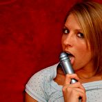 Second pic of Lucy Summers:: Pretty teen Lucy Summers stripping and playing with her dildo