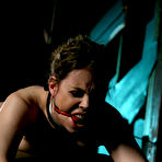 First pic of SexPreviews - Slave Kristine is bound in rope made to cum on demand