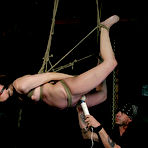 Fourth pic of SexPreviews - Slave Kristine is bound in rope made to cum on demand
