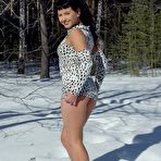 Third pic of Snow Bunny Thong Flash