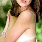 First pic of Cute All Natural Girl Teasing Naked In The Woods