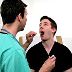 Second pic of He lop off his yap down and began giving a per of the most artistically "voiced exams," I have had in a while male genitalia and cum College Boy Physicals