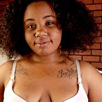 Fourth pic of Chubby Loving - Ebony Teen Fatty Masturbating