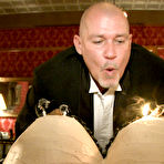 First pic of SexPreviews - Cherry Torn bdsm slave girl at Mark Davis his birthday play party