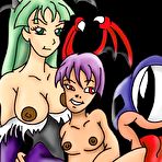 Fourth pic of Dark Stalkers hardcore sex - VipFamousToons.com