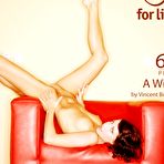 Fourth pic of Red couch poses - Leenks Smut