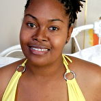 Fourth pic of Chubby Loving - Fat Black Teen Shows Big Boobs And Pussy