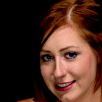 Fourth pic of SexPreviews - Charlie Ann redhead bound in metal to the floor and vibrated to orgasm