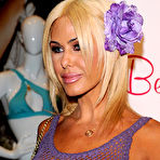 Second pic of Supermodel Shauna Sand shows her big nude boobs under fully transparent dress