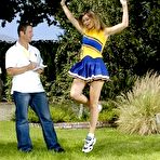 First pic of Cheerleader Auditions - Cheergirl Fucks And Takes Facial