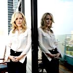 Fourth pic of Gillian Anderson sexy posing photoshoots