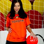 First pic of Evelyn Lory shows off her sexy soccer body