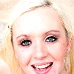 Fourth pic of Sarah Shine gives a deepthroat blowjob